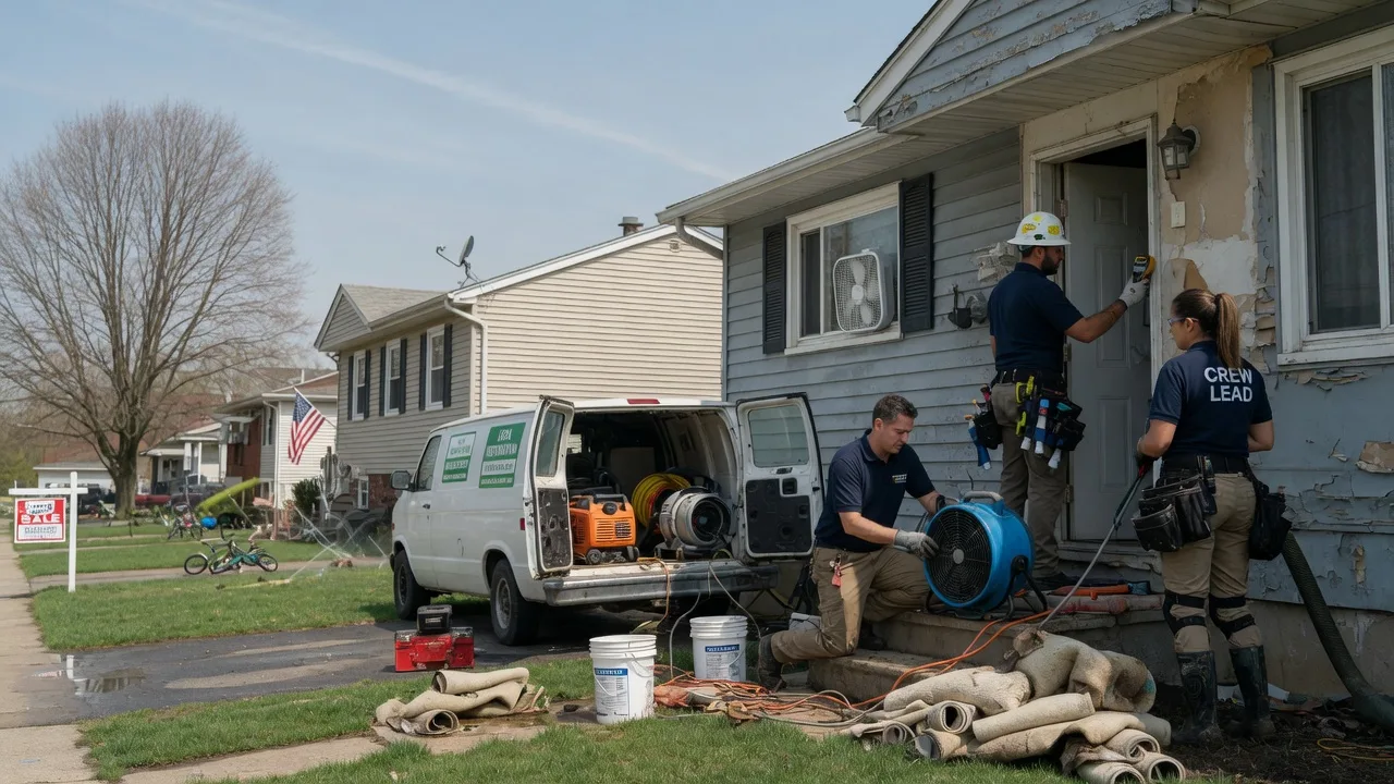 Flood Cleanup in Blanchester, OH near me